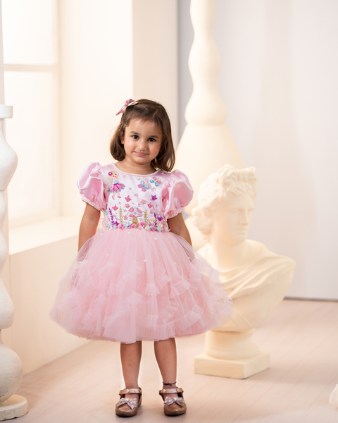 Pre-Order: Fairy Garden Dress With Butterfly wings