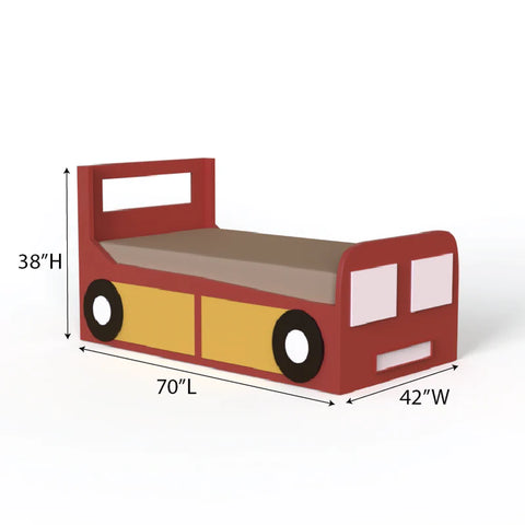 Pre-Order: Vroom-Vroom Car Bed for Kids