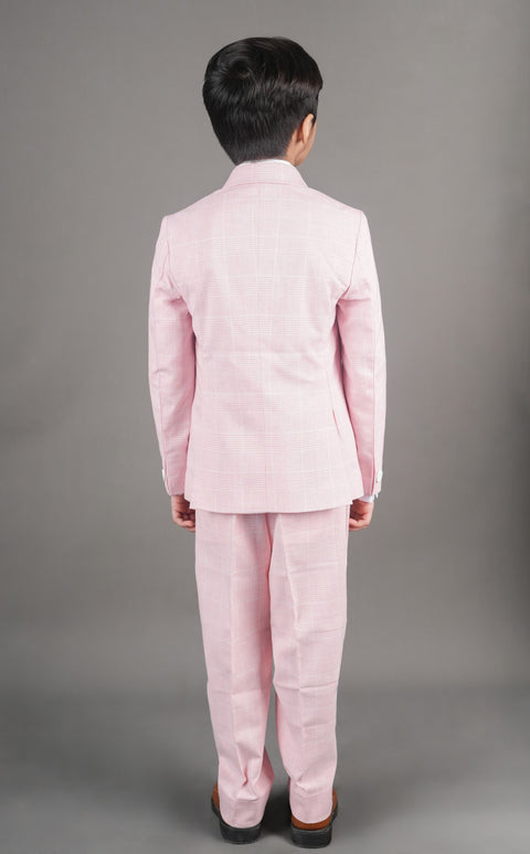 Pre-Order: Pink Suit with Blue Shirt