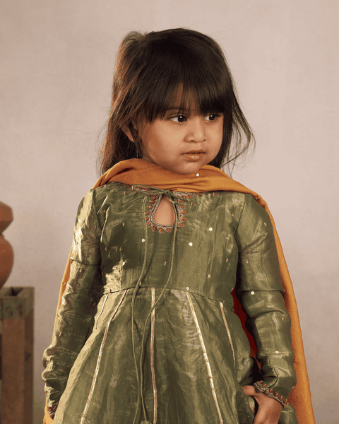 Pre-Order- OLIVE PUNJABI SET