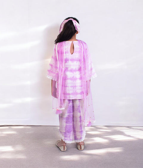 Pre-Order: Lilac Tie & Dye Kurti with Pant