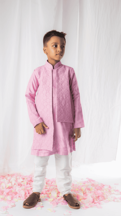 Pre-Order: Lilac Chikankari Kurta Churidaar