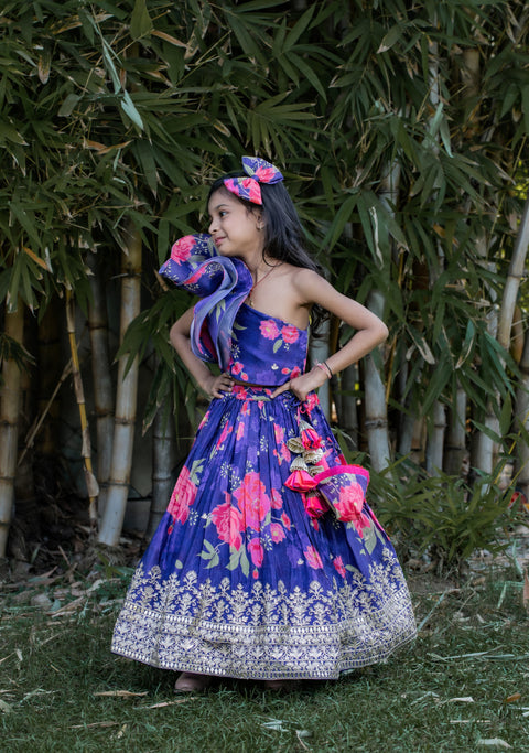 Pre-Order: Floweral Print Lehenga