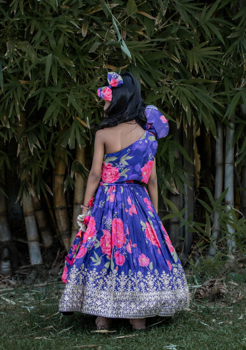 Pre-Order: Floweral Print Lehenga