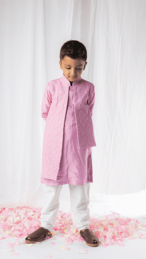 Pre-Order: Lilac Chikankari Kurta Churidaar