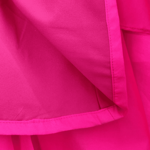 Pre-Order: Flower Power Meets High-Low One-Shoulder Dress with Flared Taffeta Flower