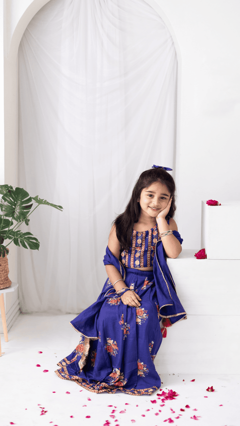 Pre-Order: FULL SLEEVES RUST EMBROIDERED KURTA SET