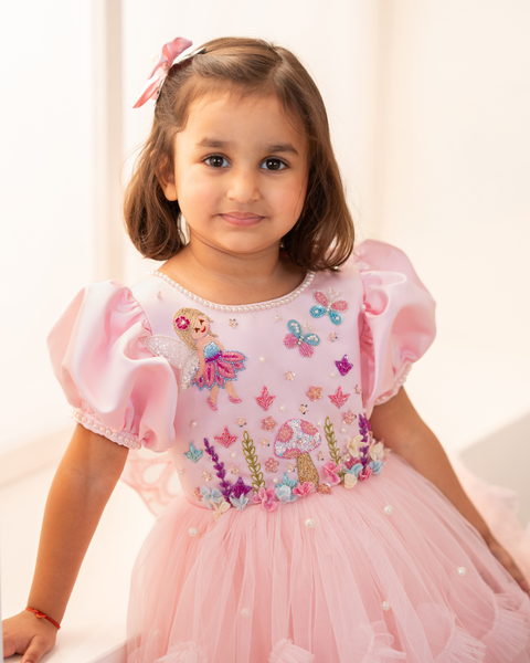 Pre-Order: Fairy Garden Dress With Butterfly wings