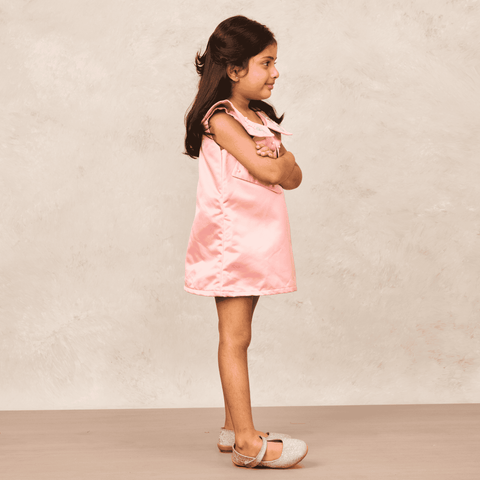 Pre-Order: Bohemian Old Rose Dress with Butterfly & Pearl
