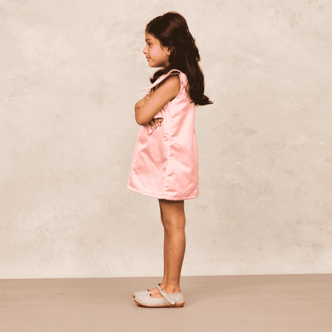 Pre-Order: Bohemian Old Rose Dress with Butterfly & Pearl