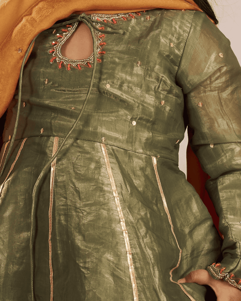 Pre-Order- OLIVE PUNJABI SET