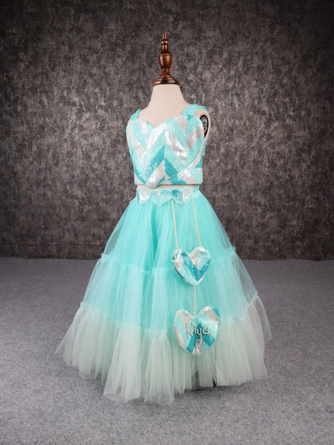 Pre-Order: Beautiful Heart Shape Ombre Sharara