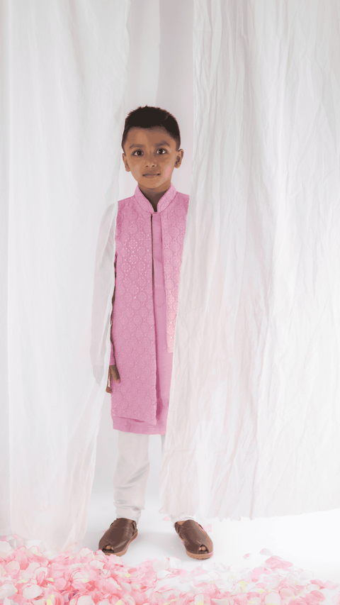 Pre-Order: Lilac Chikankari Kurta Churidaar