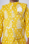 Pre-Order: Yellow Kurta Jacket Set