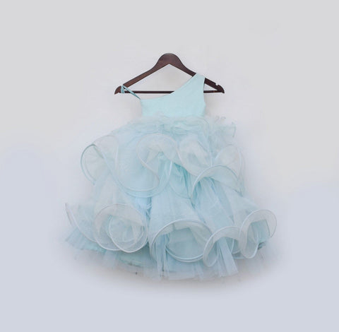 Pre Order: Powder Blue Layer Gown