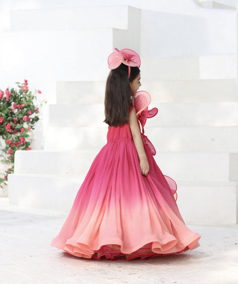 Pre Order: Corel Plated Gown