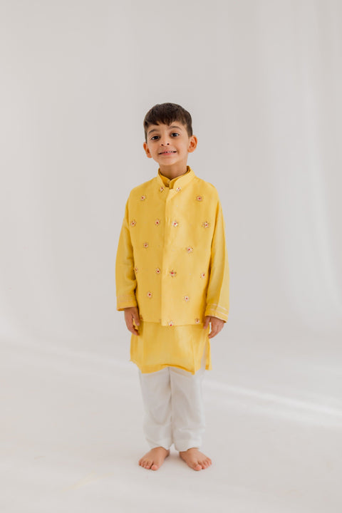 Pre-Order: Yellow Starburst Jacket Set