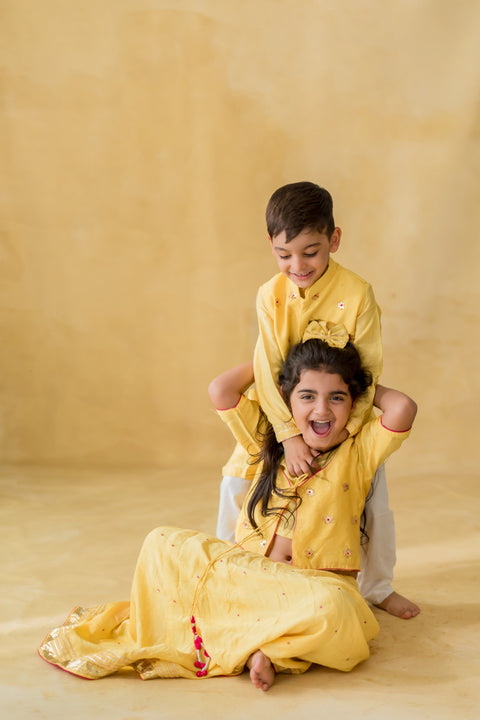 Pre-Order: Sitara Mulsin Lehenga Set