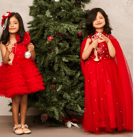 Pre-Order: Sultry Red Ruffle Dress