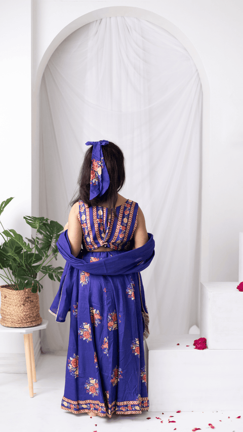 Pre-Order: FULL SLEEVES RUST EMBROIDERED KURTA SET