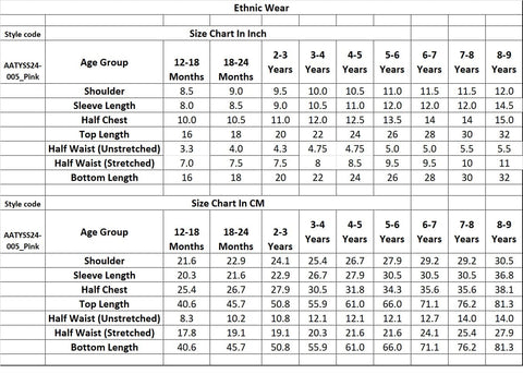 Aatya Kiids Pink Printed Gota embellished Kurta and Sharara with Dupatta - Pink.