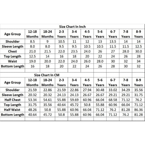 Aatya Kiids Cotton Half Sleeves Floral Printed Kurti with Sharara - Green.