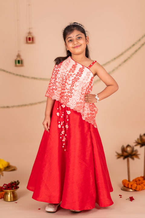 Pre-Order: Gulab Cape Lehenga