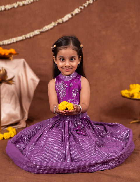 Pre-Order: Deer Embroidered Lehenga Set