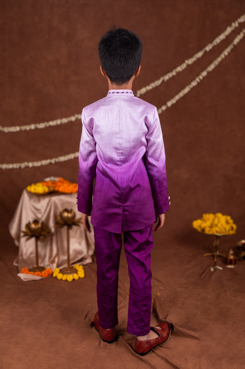 Pre-Order: 2D Shaded Deer  Sherwani Set