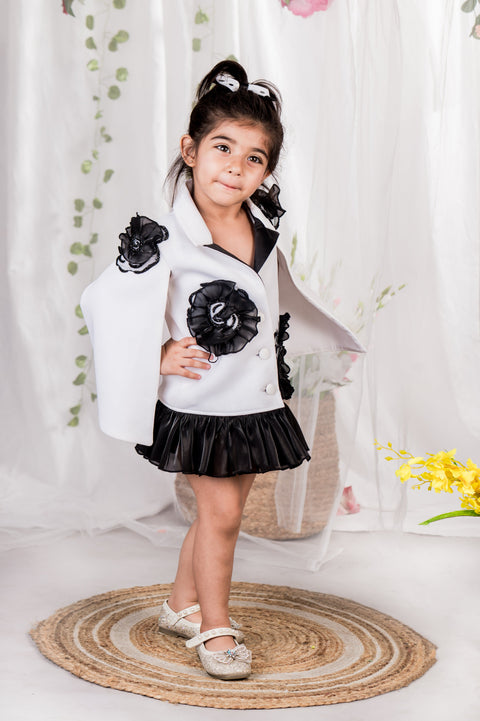 Pre-Order: Rosy Cape Blazer Dress