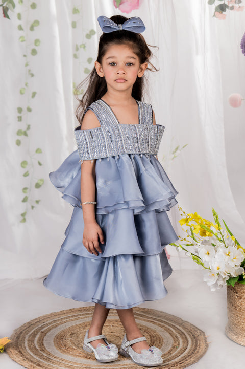 Pre-Order: Twilight Soirée Flounce Dress