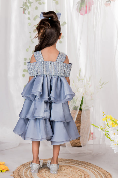 Pre-Order: Twilight Soirée Flounce Dress