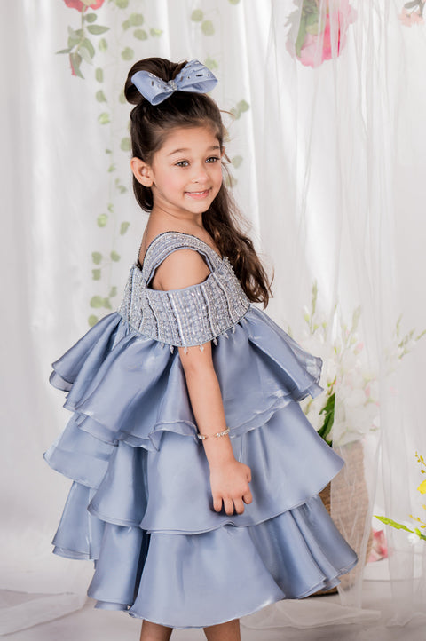 Pre-Order: Twilight Soirée Flounce Dress