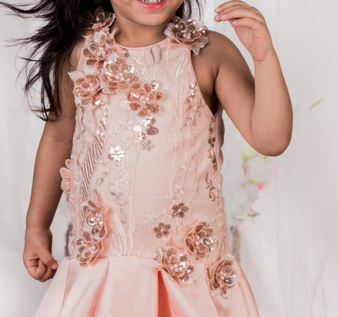 Pre-Order: Royal Peach Trailblazer Gown