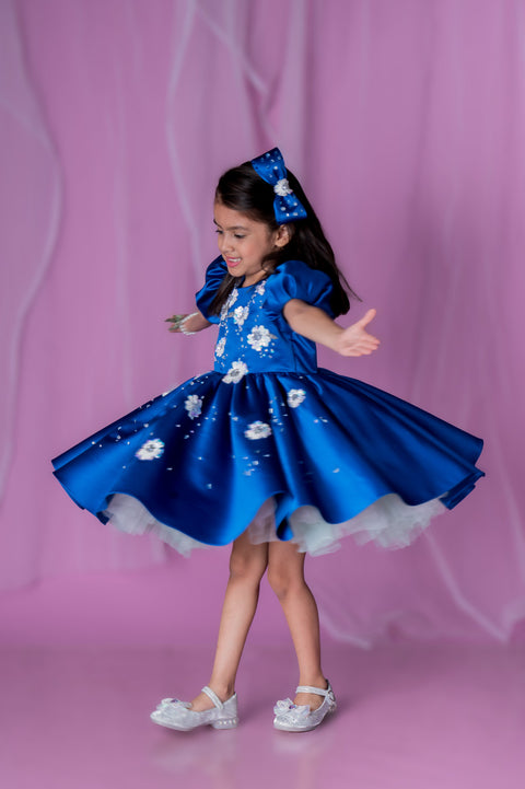 Pre-Order:Royal Blue Poppy Dress