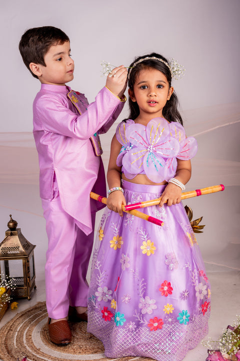 Pre-Order: Gulshan Draped Kurta Set