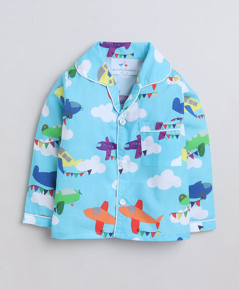 Pre-Order: Blue Plane Night Suit