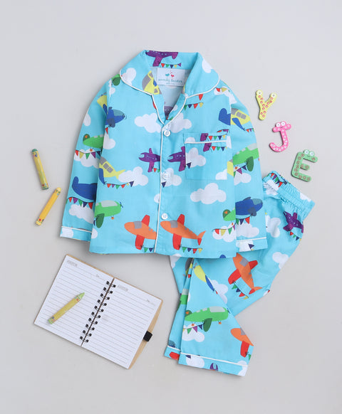 Pre-Order: Blue Plane Night Suit