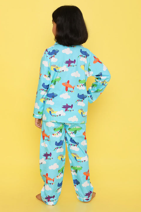 Pre-Order: Blue Plane Night Suit