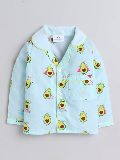 Pre-Order: Avacado Print Night Suit