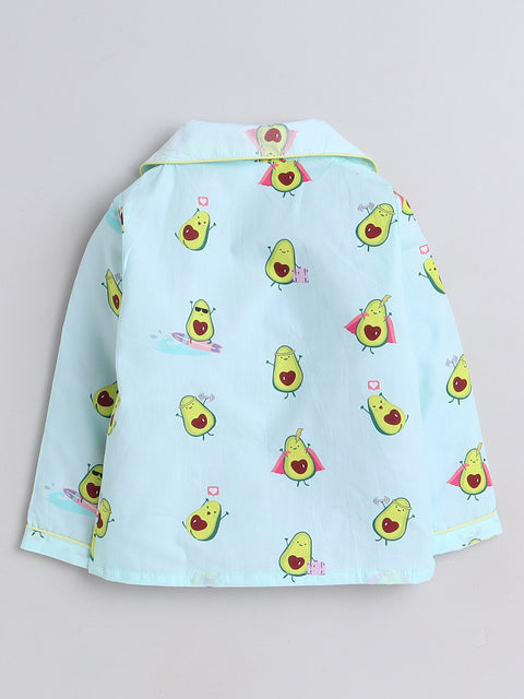 Pre-Order: Avacado Print Night Suit