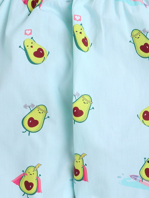 Pre-Order: Avacado Print Night Suit