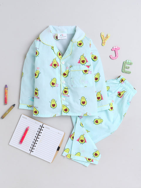 Pre-Order: Avacado Print Night Suit