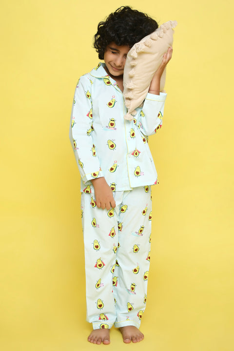Pre-Order: Avacado Print Night Suit