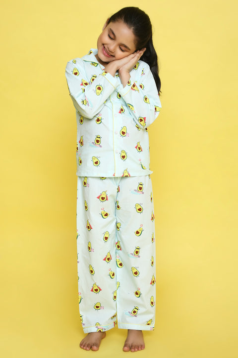 Pre-Order: Avacado Print Night Suit