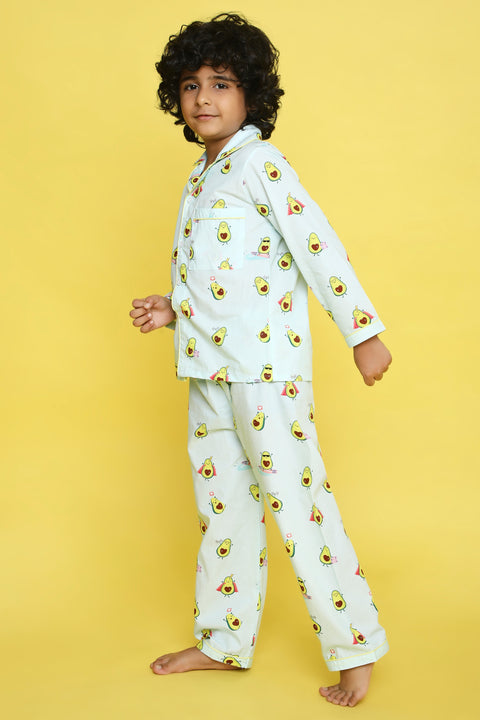 Pre-Order: Avacado Print Night Suit