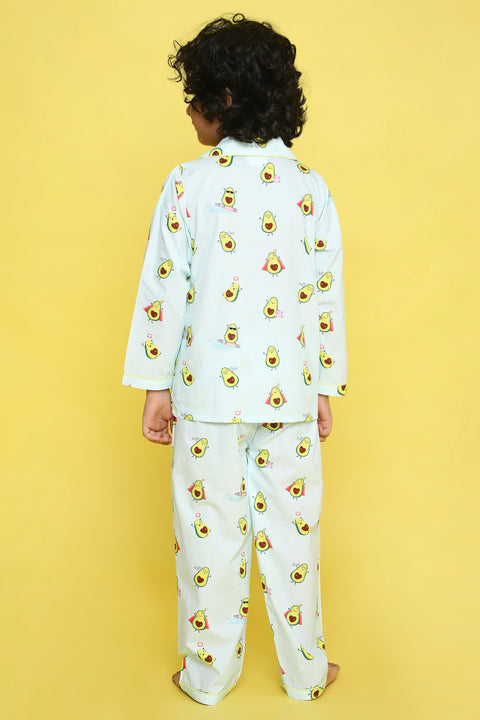 Pre-Order: Avacado Print Night Suit