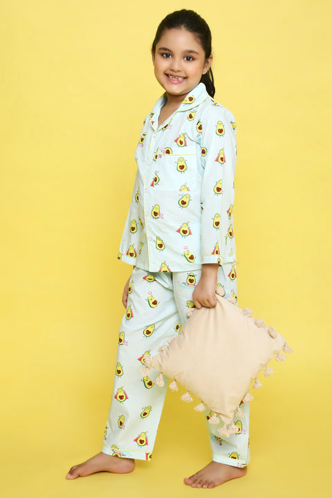 Pre-Order: Avacado Print Night Suit