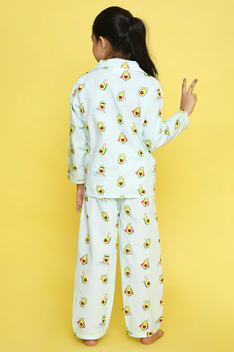 Pre-Order: Avacado Print Night Suit