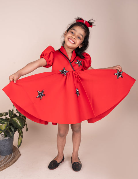 Pre-Order: Star Studded Skater Trench Frock